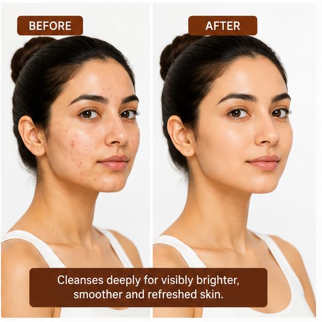 Hanira Skincare Skin Brightening Face Wash for Men & Women | Helps Refresh Dull-Looking Skin & Support Brighter-Looking Complexion | Gentle Daily Facial Cleanser | All Skin Types | 150 ml