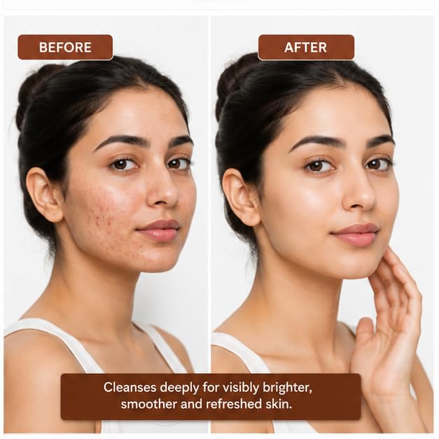 Hanira Skincare Skin Brightening Face Wash for Men & Women | Brightens Dull-Looking Skin | Enhances Skin Radiance & Glow | Gentle Daily Facial Cleanser | For All Skin Types | 100 ml
